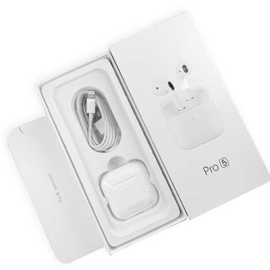 AIRPODS PRO 5 FONE DE OUVIDO SEM FIO CHIP:6963A4/6973 BRANCO